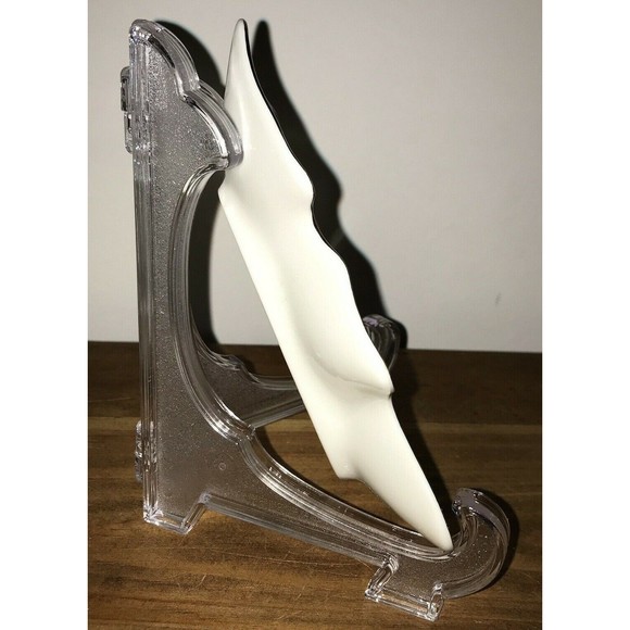 Porcelain Painted Tree Plate York Distribution Co Vintage Christmas Collectible - Picture 4 of 9